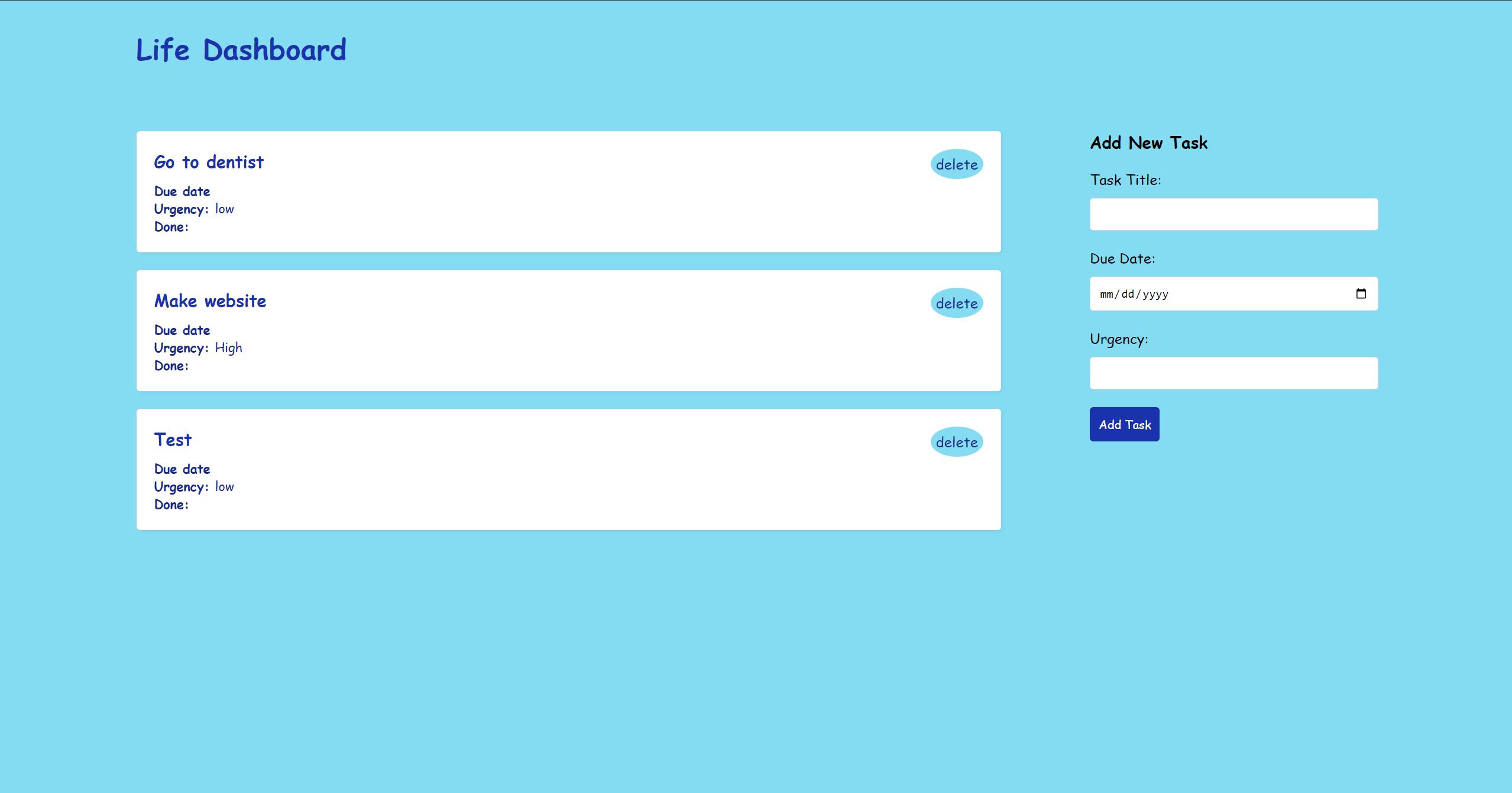 gallery of project images